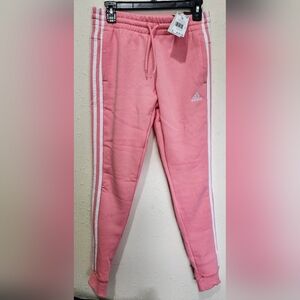 NWT Adidas Womens Pink Jogger Pants